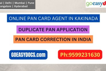 Pan Card Agent Service In KAKINADA 9599231630