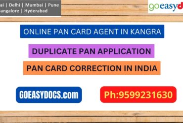 Pan Card Agent Service In KANGRA 9599231630