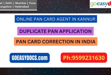 Pan Card Agent Service In KANNUR 9599231630