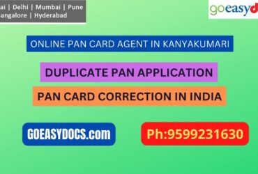 Pan Card Agent Service In KANYAKUMARI 9599231630