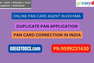 Pan Card Agent Service In KOHIMA 9599231630