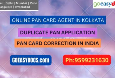 Pan Card Agent Service In KOLKATA 9599231630