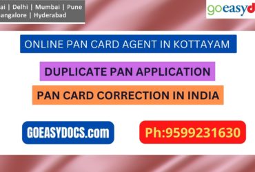 Pan Card Agent Service In KOTTAYAM 9599231630