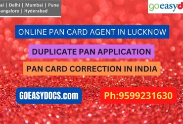 Pan Card Agent Service In LUCKNOW 9599231630