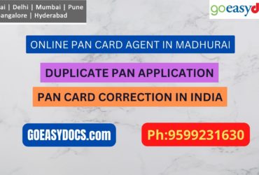 Pan Card Agent Service In MADHURAI 9599231630