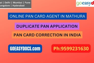 Pan Card Agent Service In MATHURA 9599231630