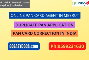 Pan Card Agent Service In MEERUT 9599231630