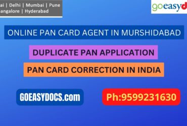 Pan Card Agent Service In MURSHIDABAD 9599231630