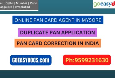 Pan Card Agent Service In MYSORE 9599231630