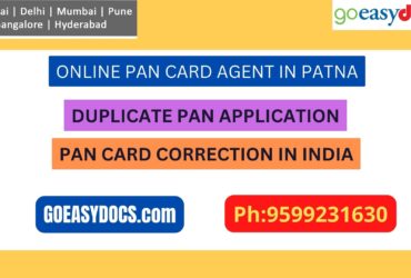 Pan Card Agent Service In PATNA 9599231630