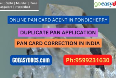 Pan Card Agent Service In PONDICHERRY 9599231630