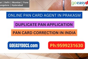 Pan Card Agent Service In PRAKASM 9599231630