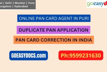 Pan Card Agent Service In PURI 9599231630