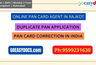 Pan Card Agent Service In RAJKOT 9599231630