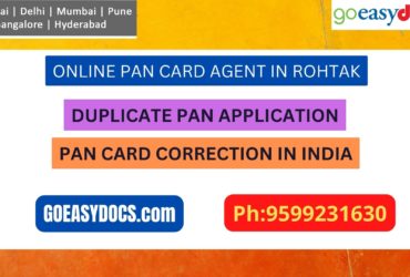 Pan Card Agent Service In ROHTAK 9599231630