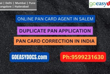 Pan Card Agent Service In SALEM 9599231630