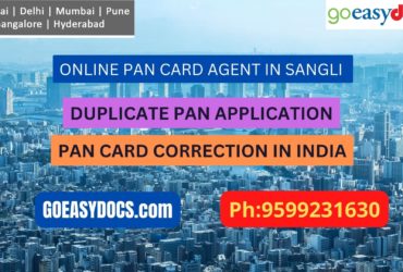 Pan Card Agent Service In SANGLI 9599231630