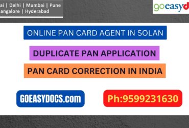 Pan Card Agent Service In SOLAN 9599231630