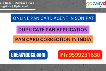 Pan Card Agent Service In SONIPAT 9599231630