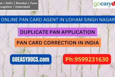 Pan Card Agent Service In UDHAM SINGH NAGAR 9599231630