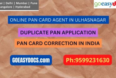 Pan Card Agent Service In ULHASNAGAR 9599231630