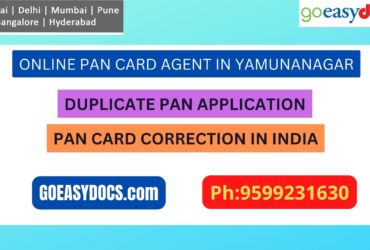 Pan Card Agent Service In YAMUNANAGAR 9599231630