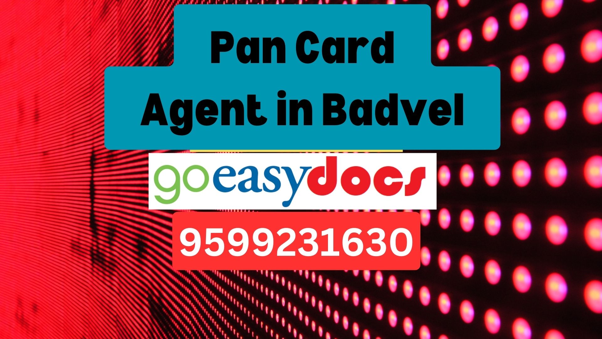 Pan Card Agent Consultant in Badvel  8851415812