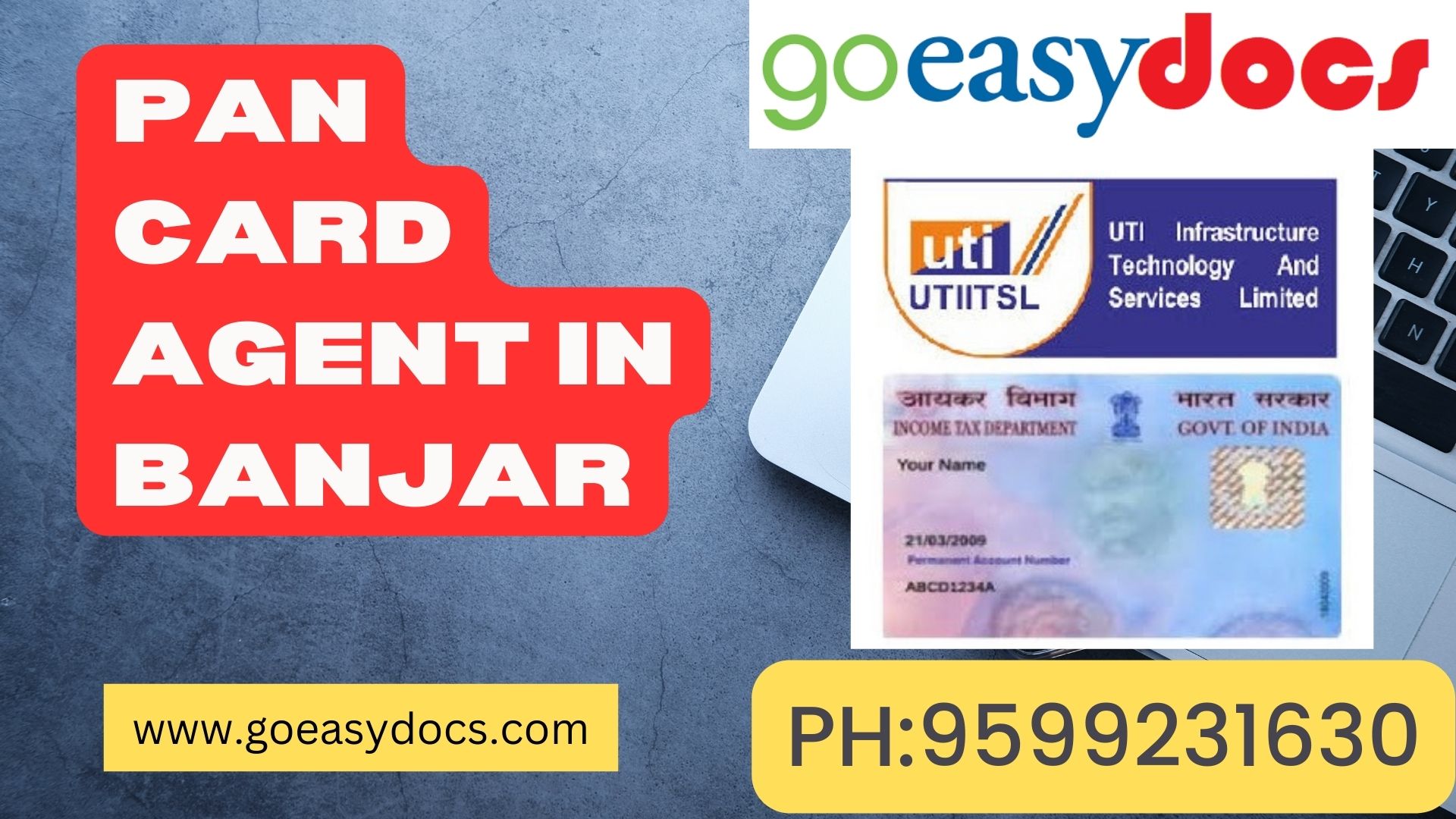 Pan Card Agent Consultant in Banjar 8851415812