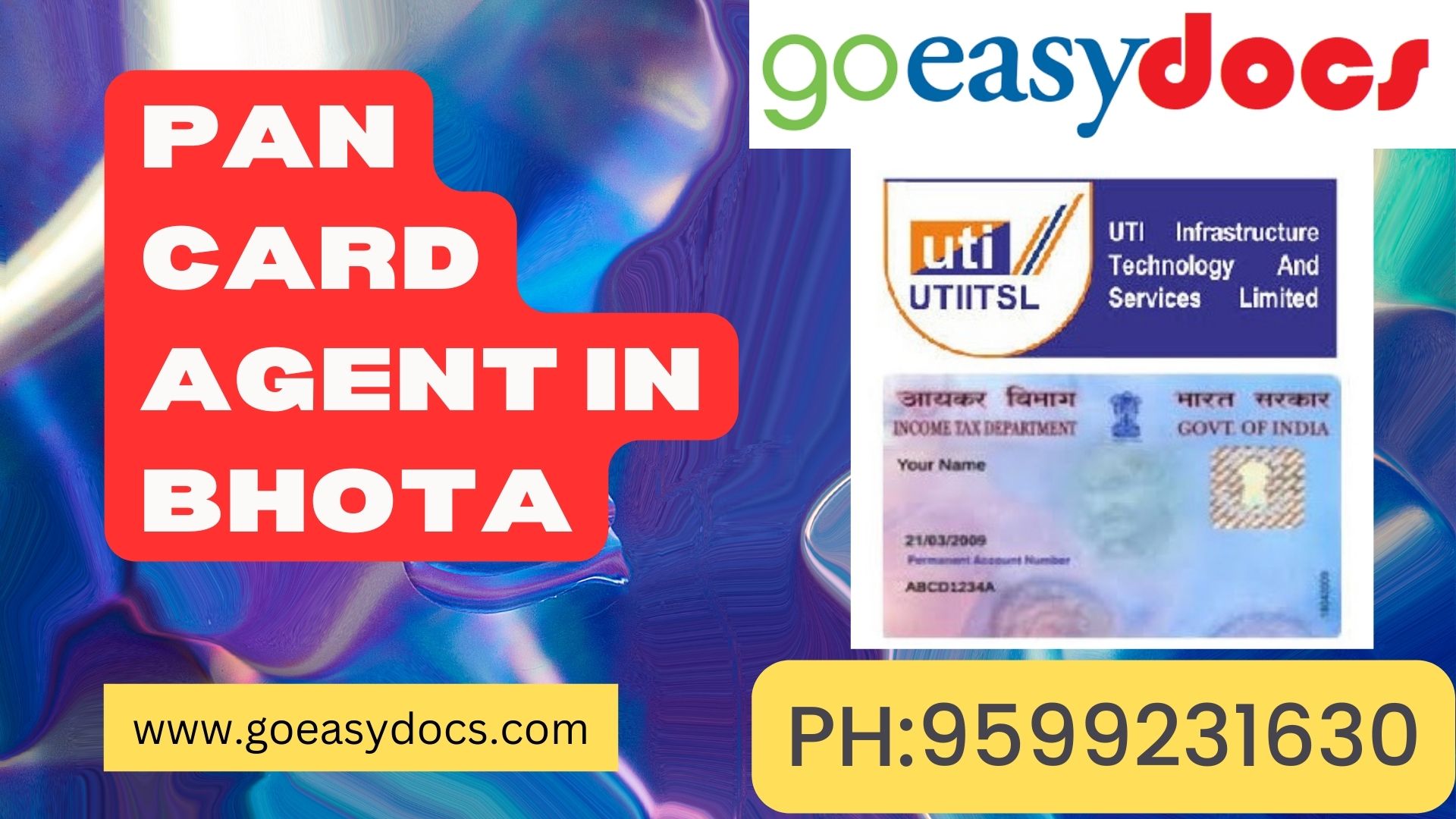 Pan Card Agent Consultant in Bhota 8851415812