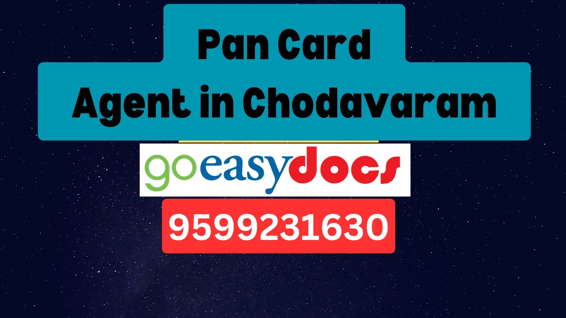 Pan Card Agent Consultant in Chodavaram 8851415812