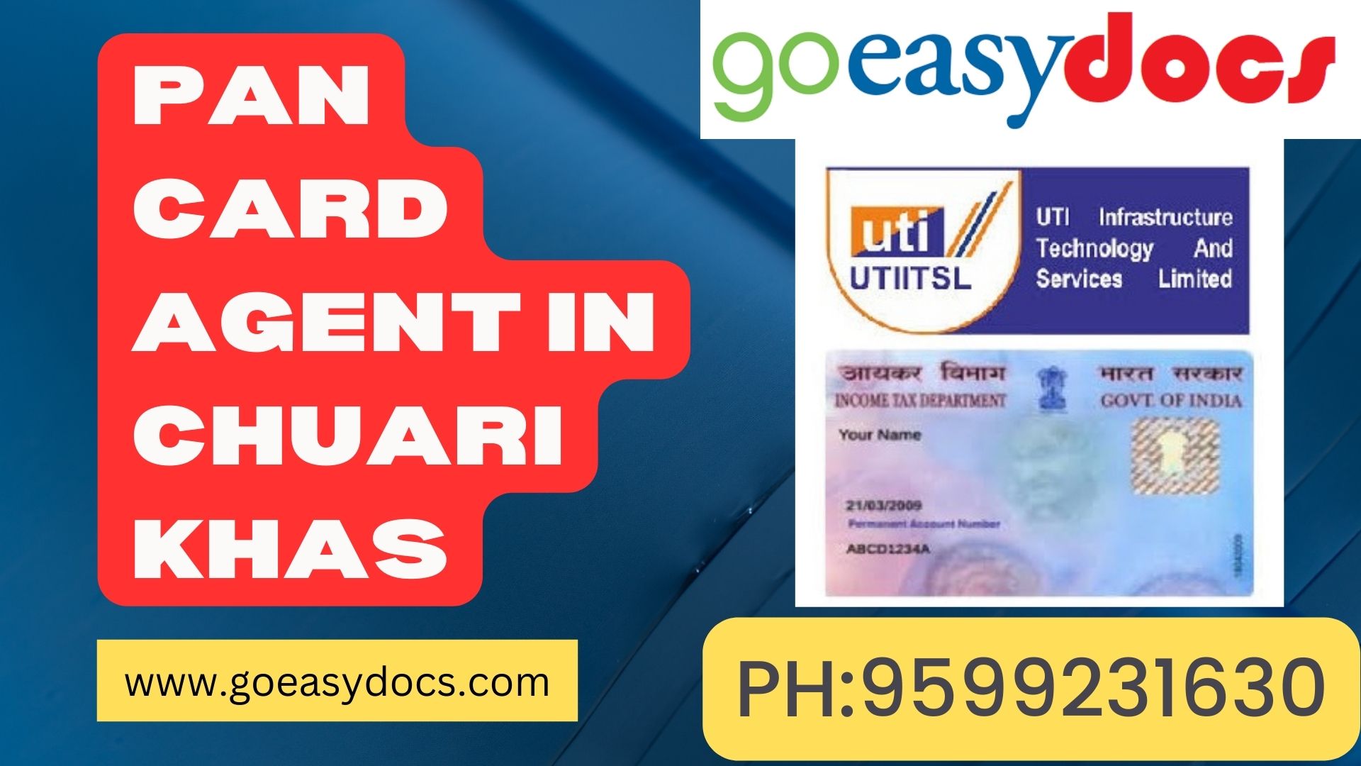 Pan Card Agent Consultant in Chuari Khas 8851415812