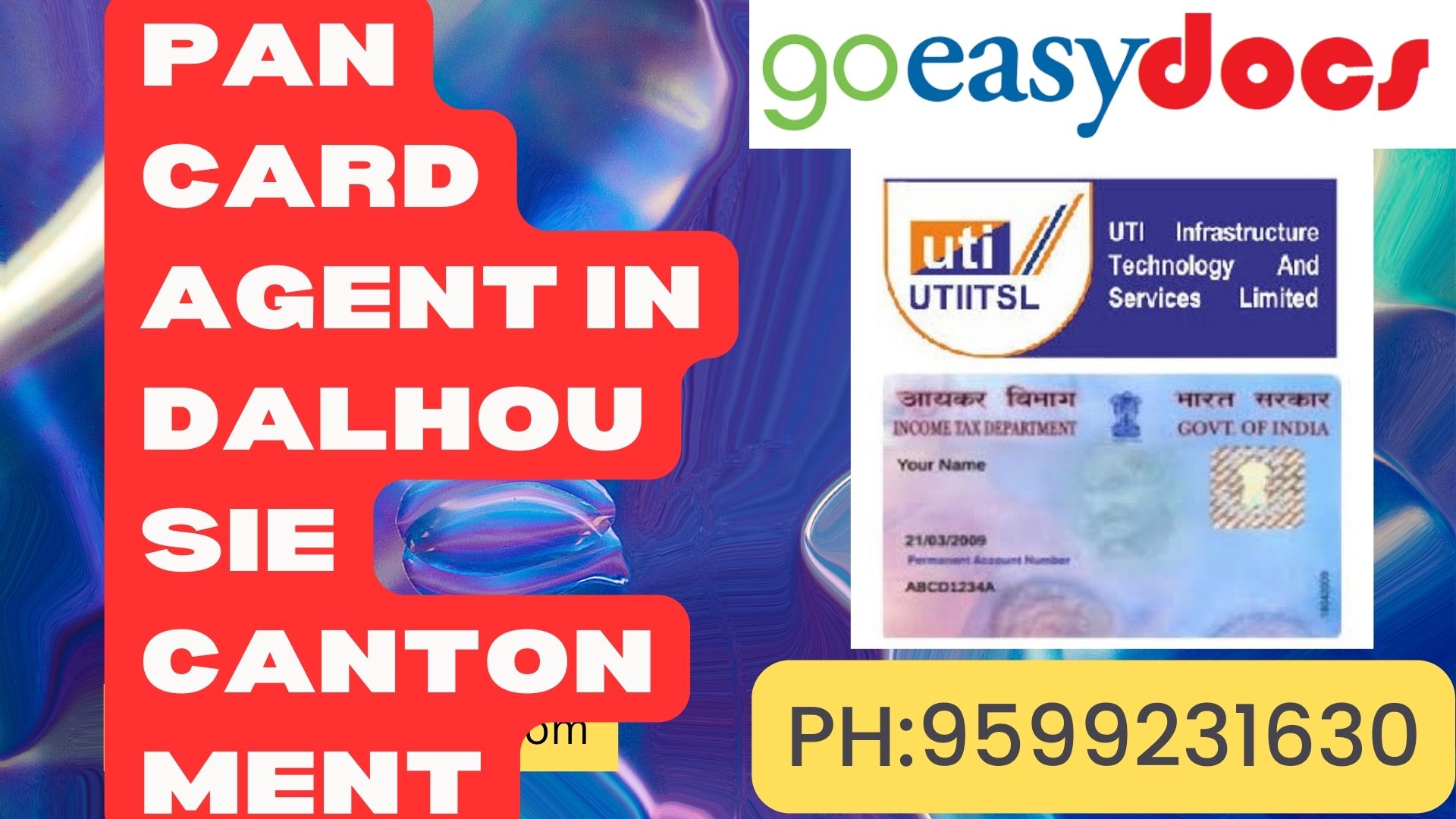 Pan Card Agent Consultant in Dalhousie Cantonment 8851415812