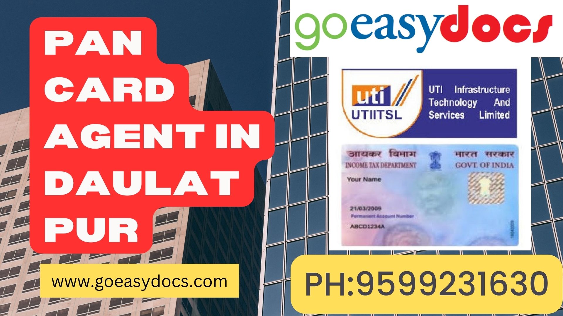 Pan Card Agent Consultant in Daulatpur 8851415812