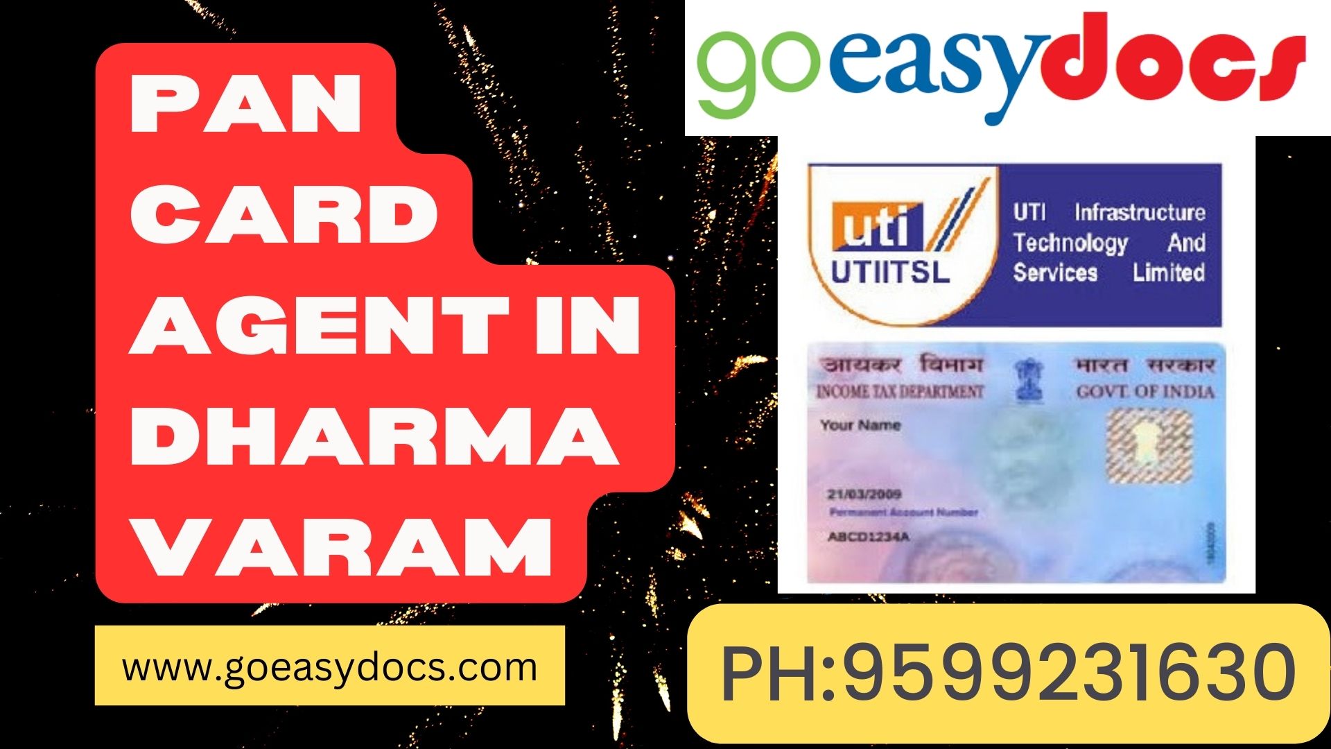 Pan Card Agent Consultant in Dharmavaram 8851415812