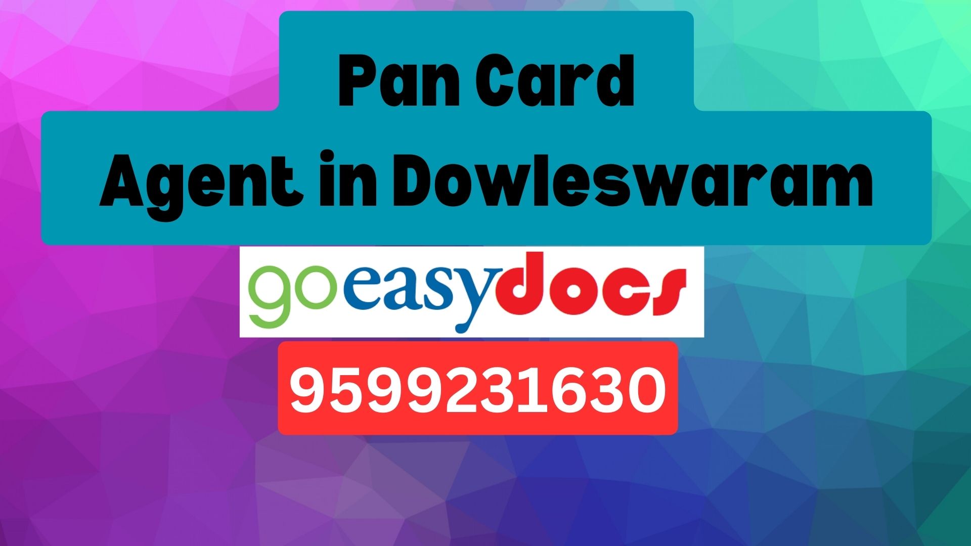 Pan Card Agent Consultant in Dowleswaram 8851415812