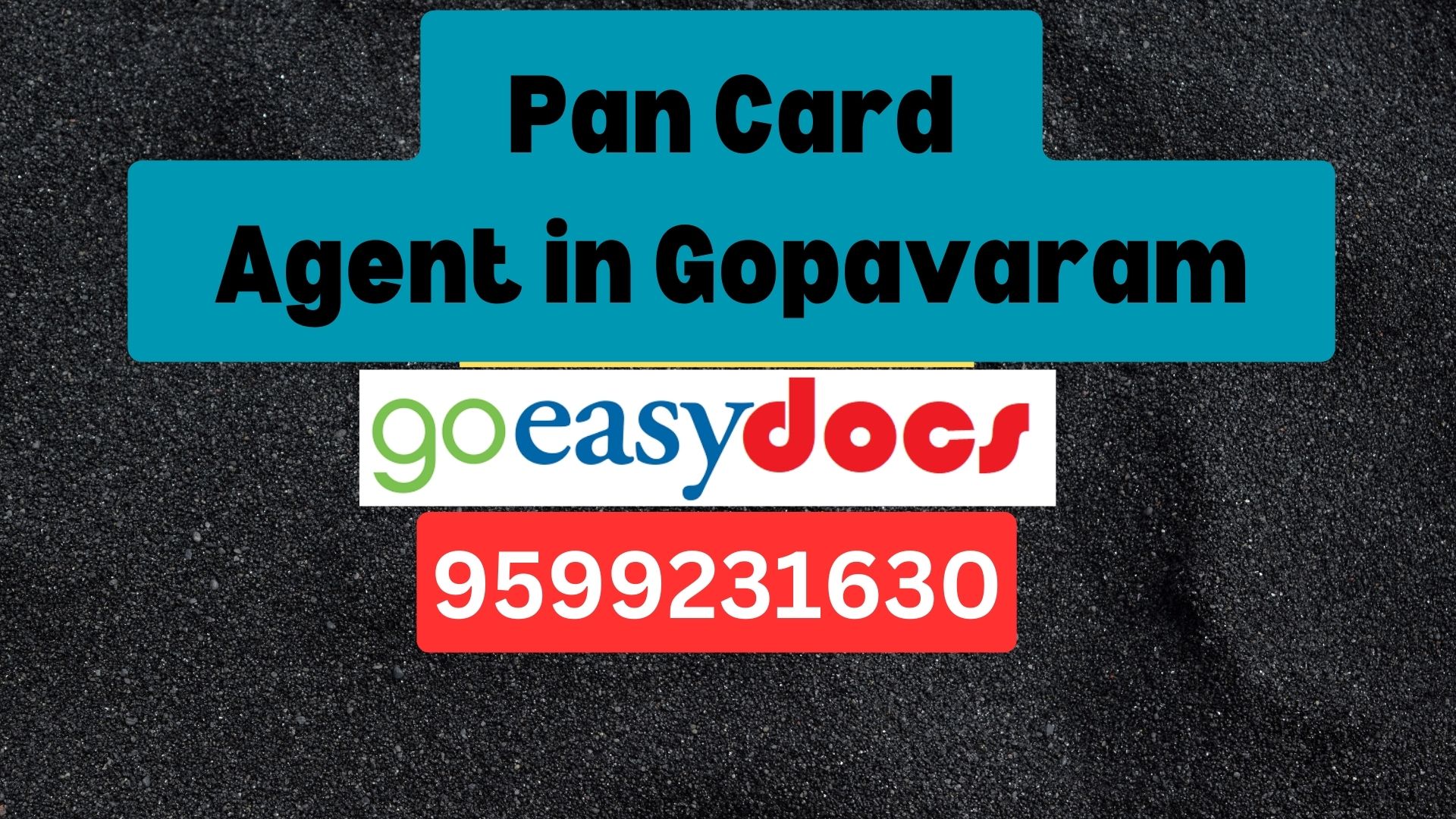 Pan Card Agent Consultant in Gopavaram  8851415812