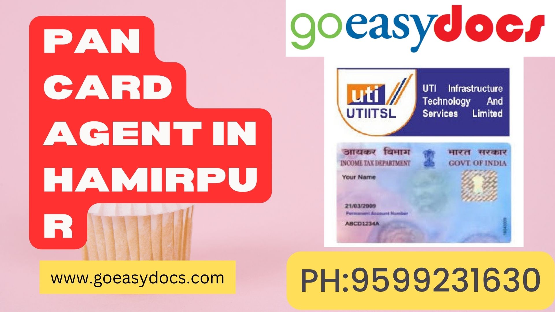 Pan Card Agent Consultant in Hamirpur 8851415812