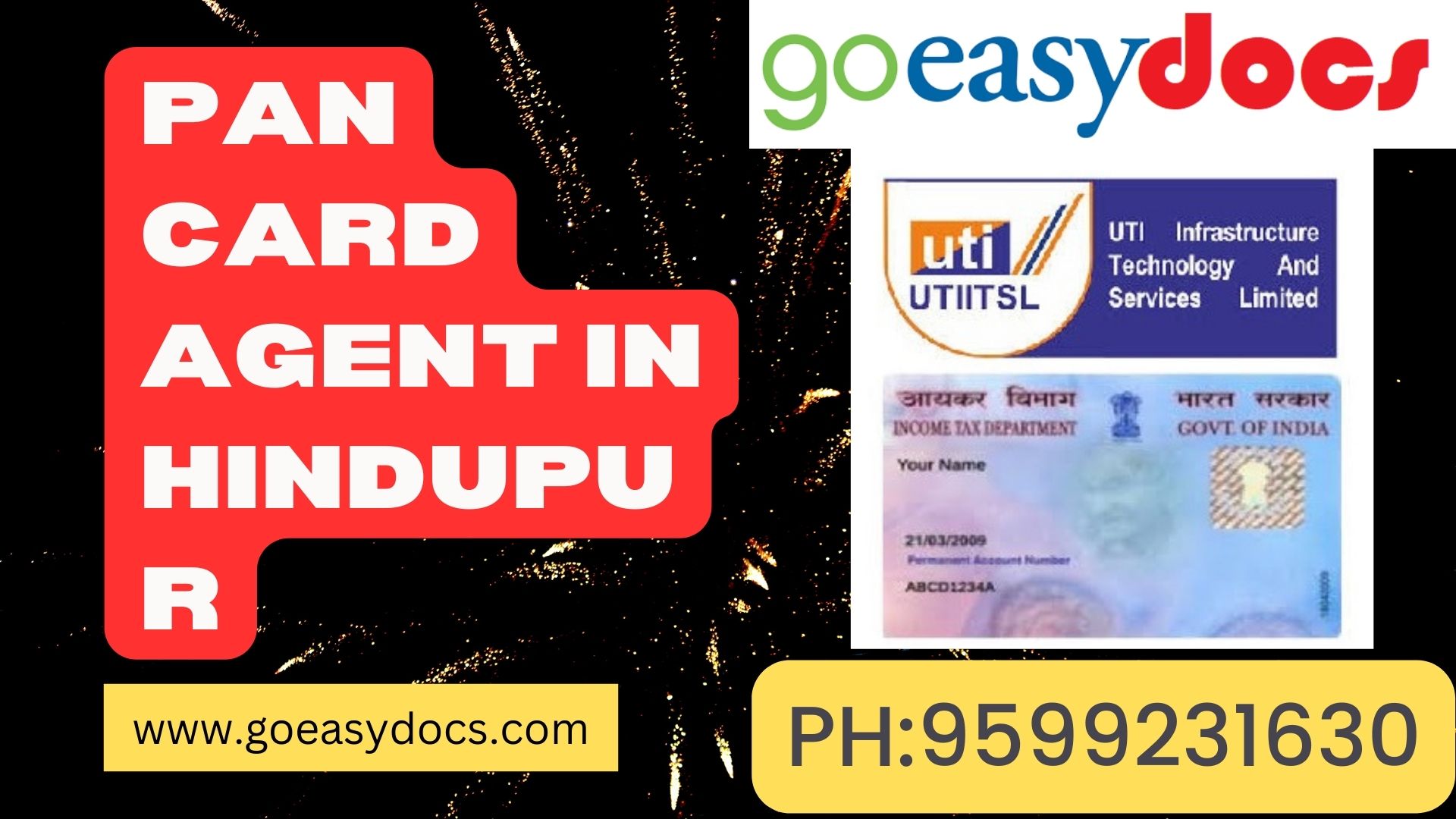 Pan Card Agent Consultant in Hindupur 8851415812