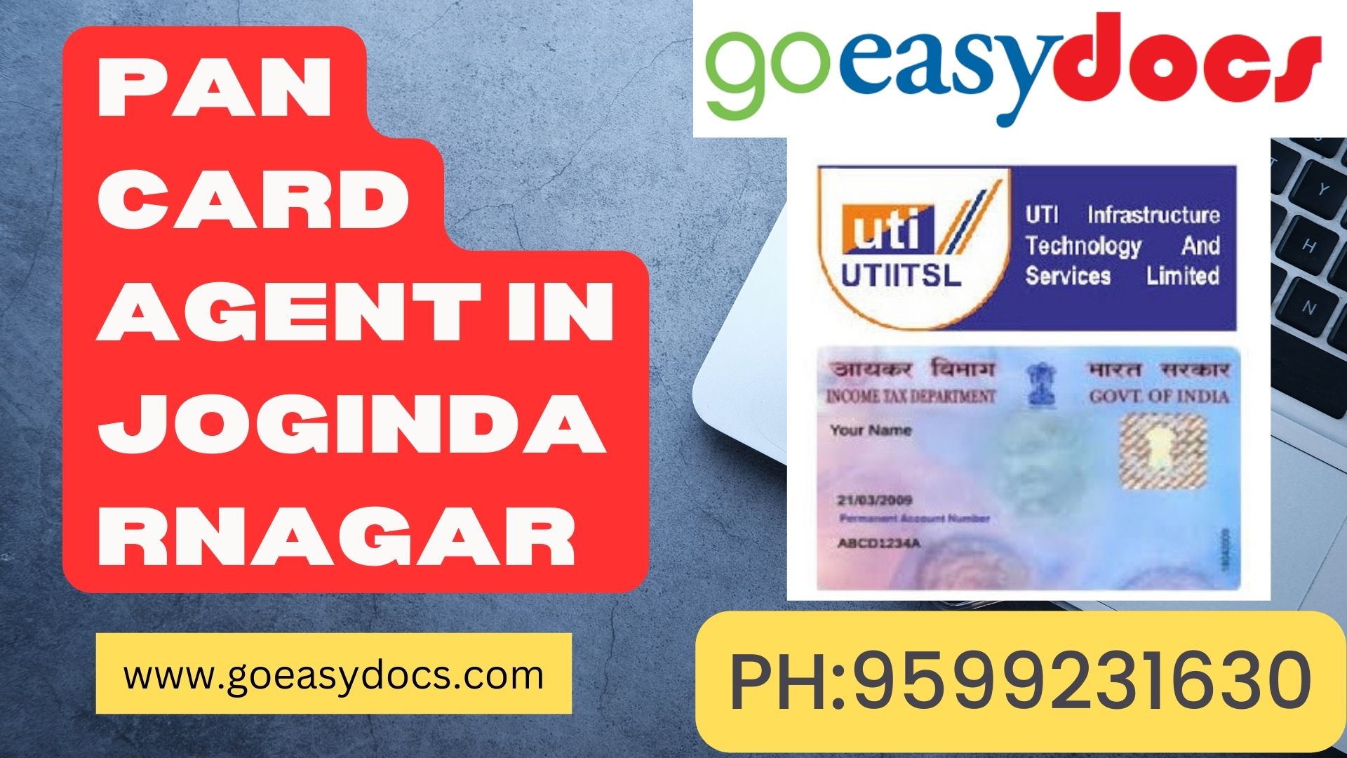 Pan Card Agent Consultant in Jogindarnagar 8851415812