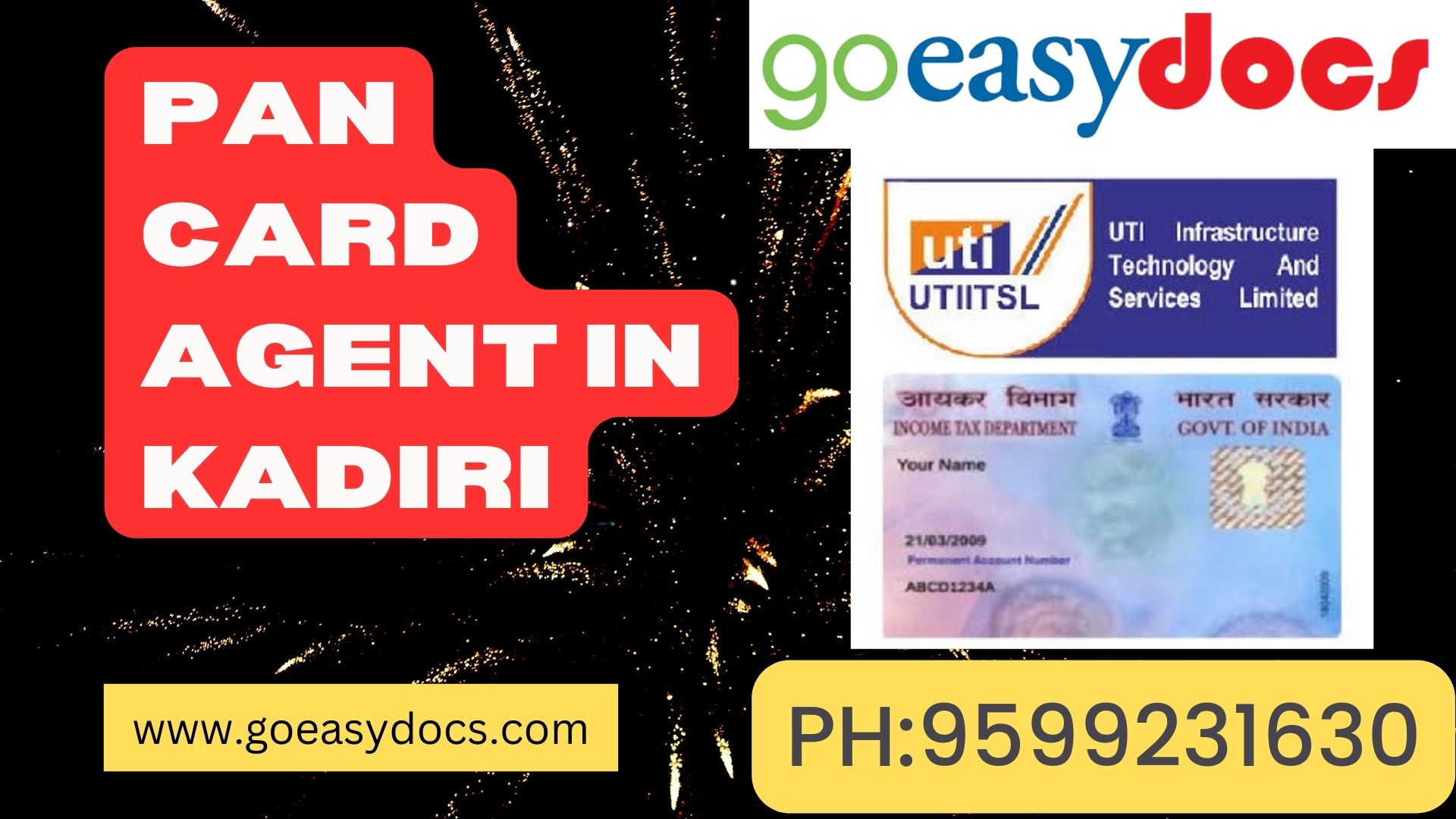 Pan Card Agent Consultant in Kadiri 8851415812