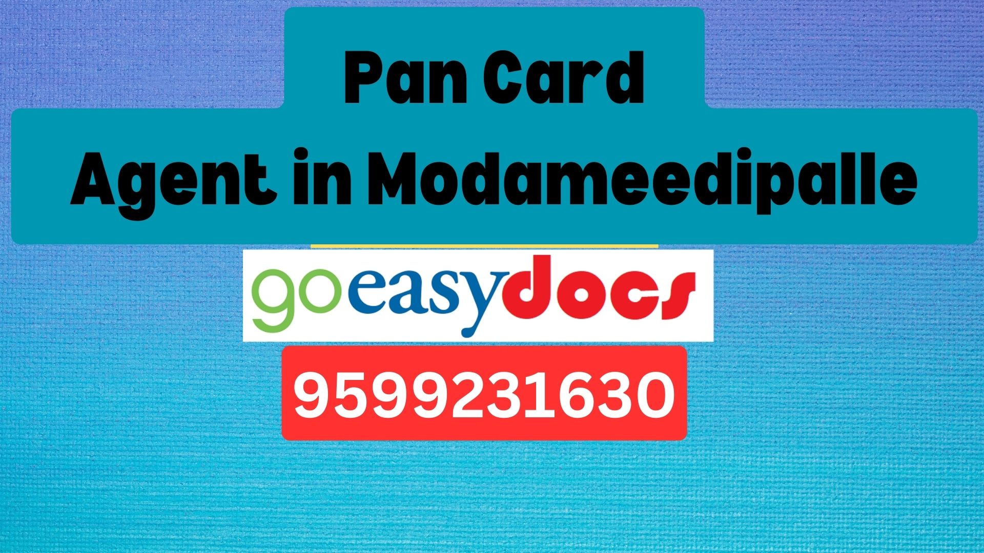 Pan Card Agent Consultant in Modameedipalle  8851415812