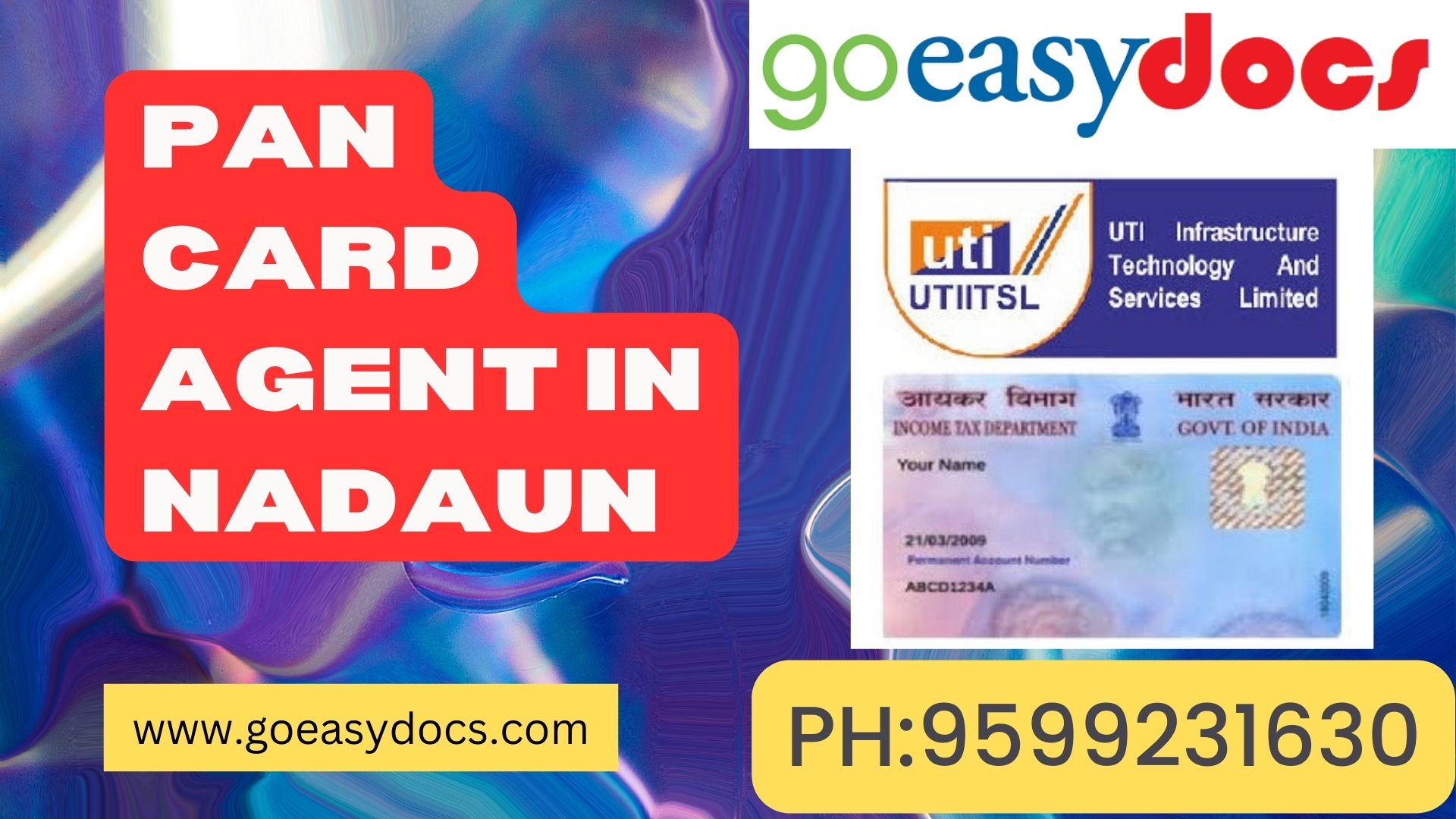 Pan Card Agent Consultant in Nadaun 8851415812