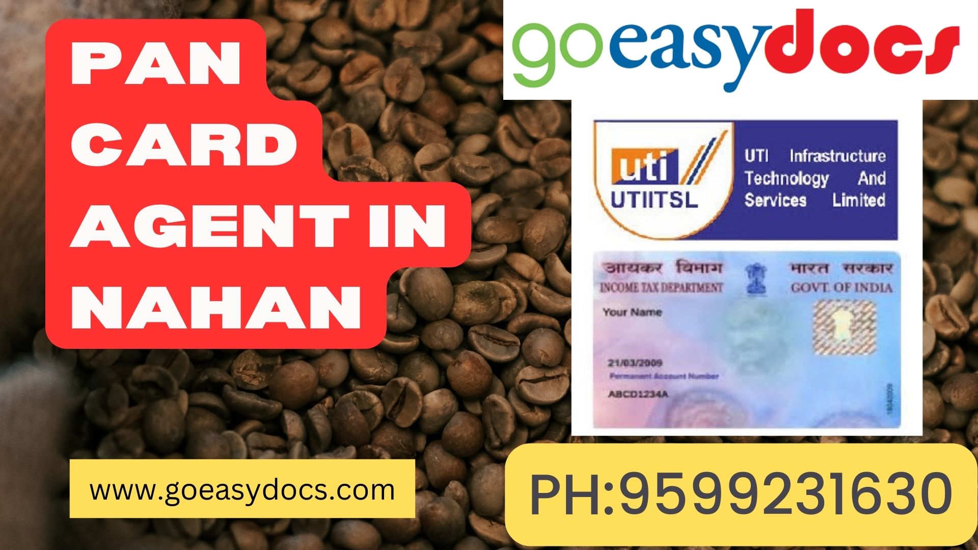 Pan Card Agent Consultant in Nahan 8851415812