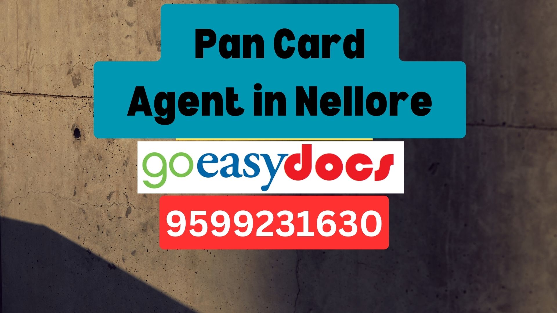 Pan Card Agent Consultant in Nellore 8851415812