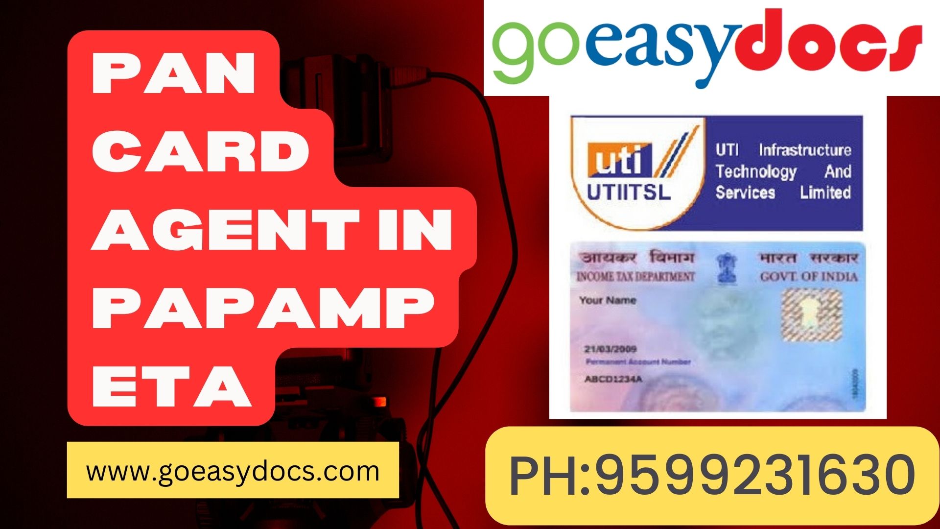 Pan Card Agent Consultant in Papampeta 8851415812