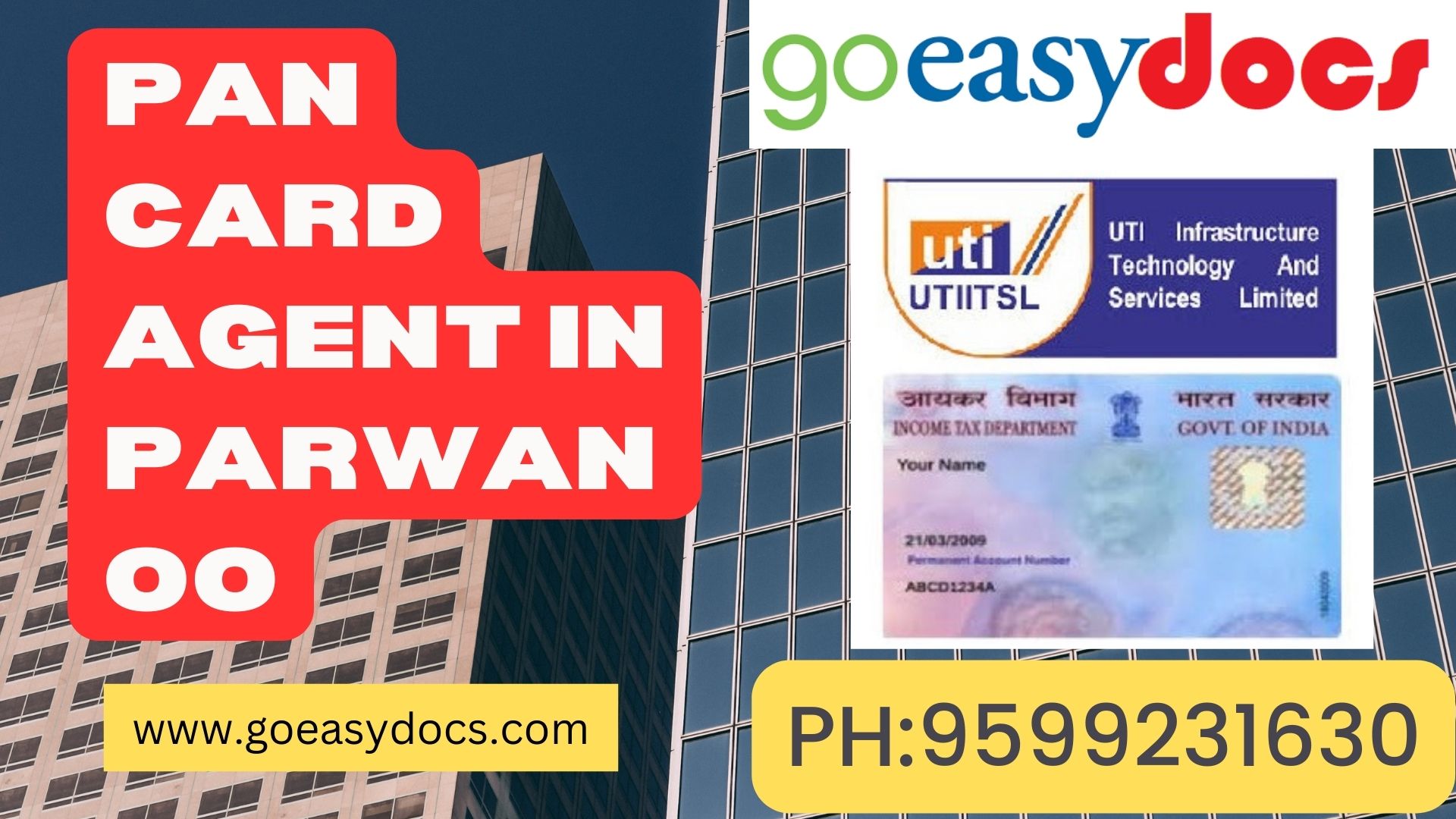 Pan Card Agent Consultant in Parwanoo 8851415812