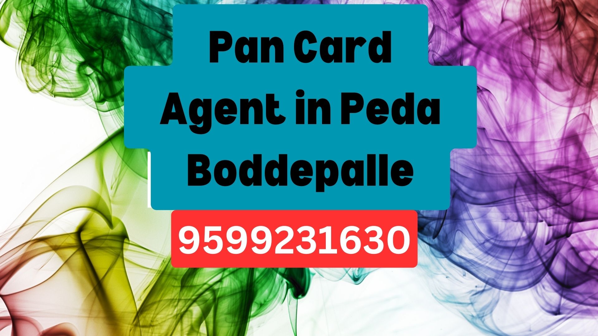 Pan Card Agent Consultant in Peda Boddepalle 8851415812