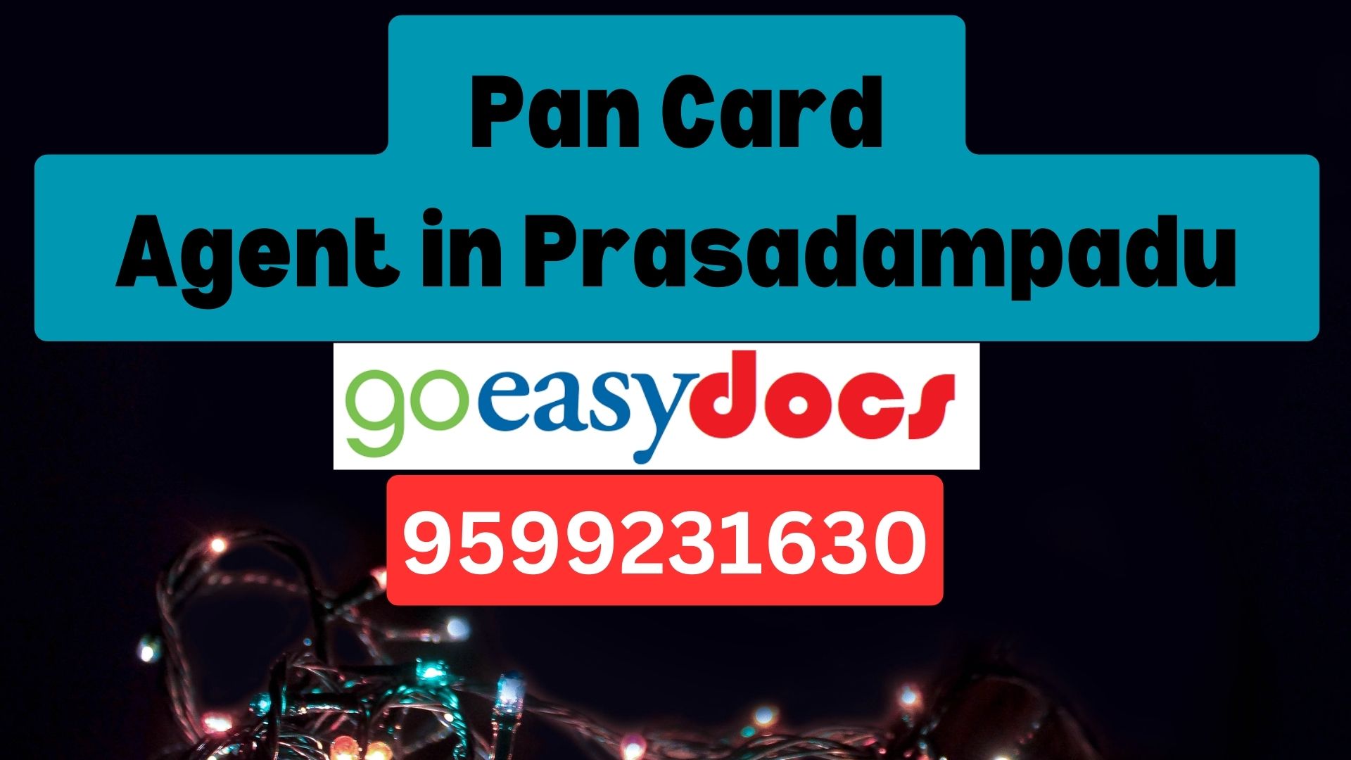 Pan Card Agent Consultant in Prasadampadu 8851415812