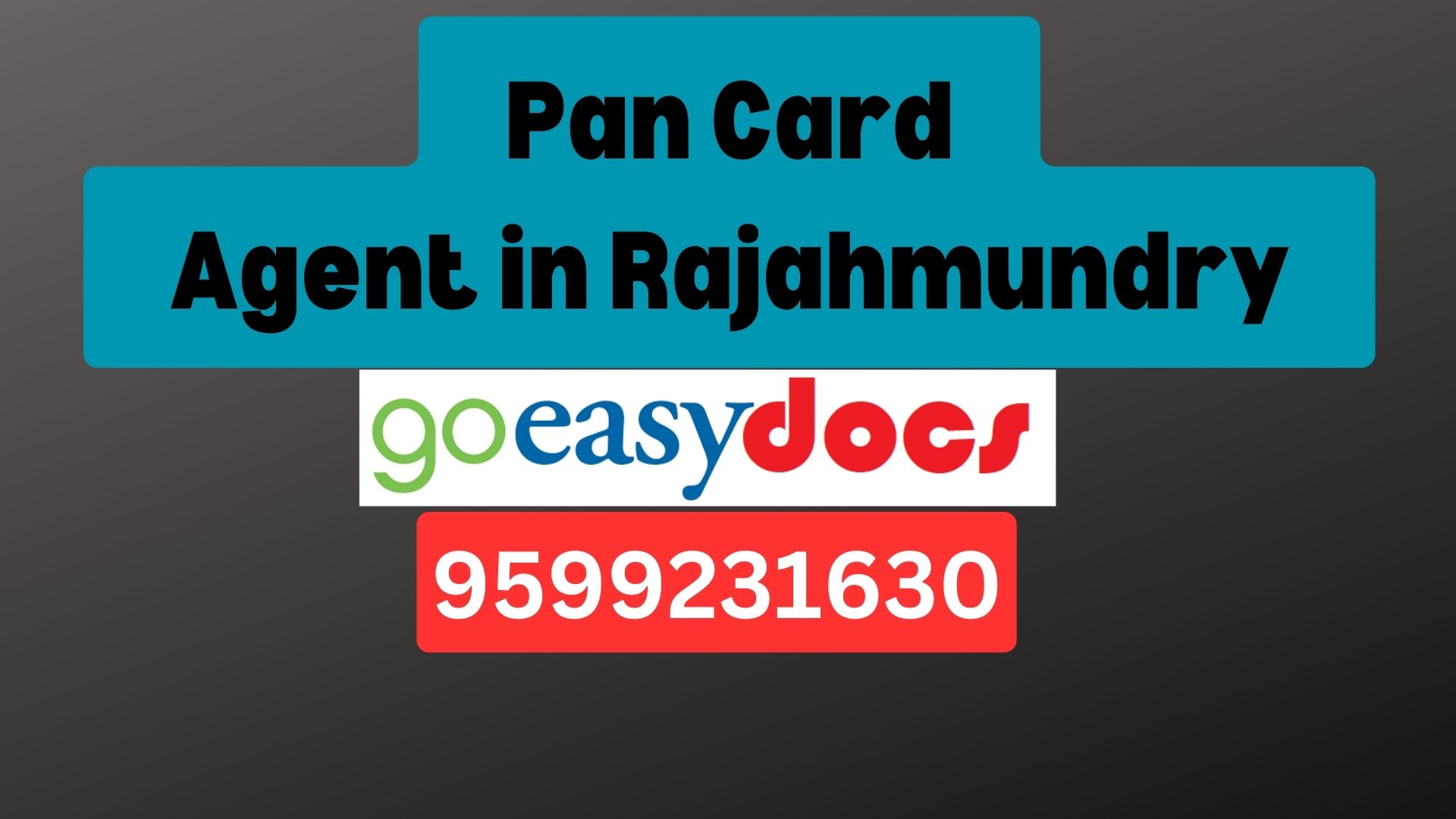 Pan Card Agent Consultant in Rajahmundry 8851415812
