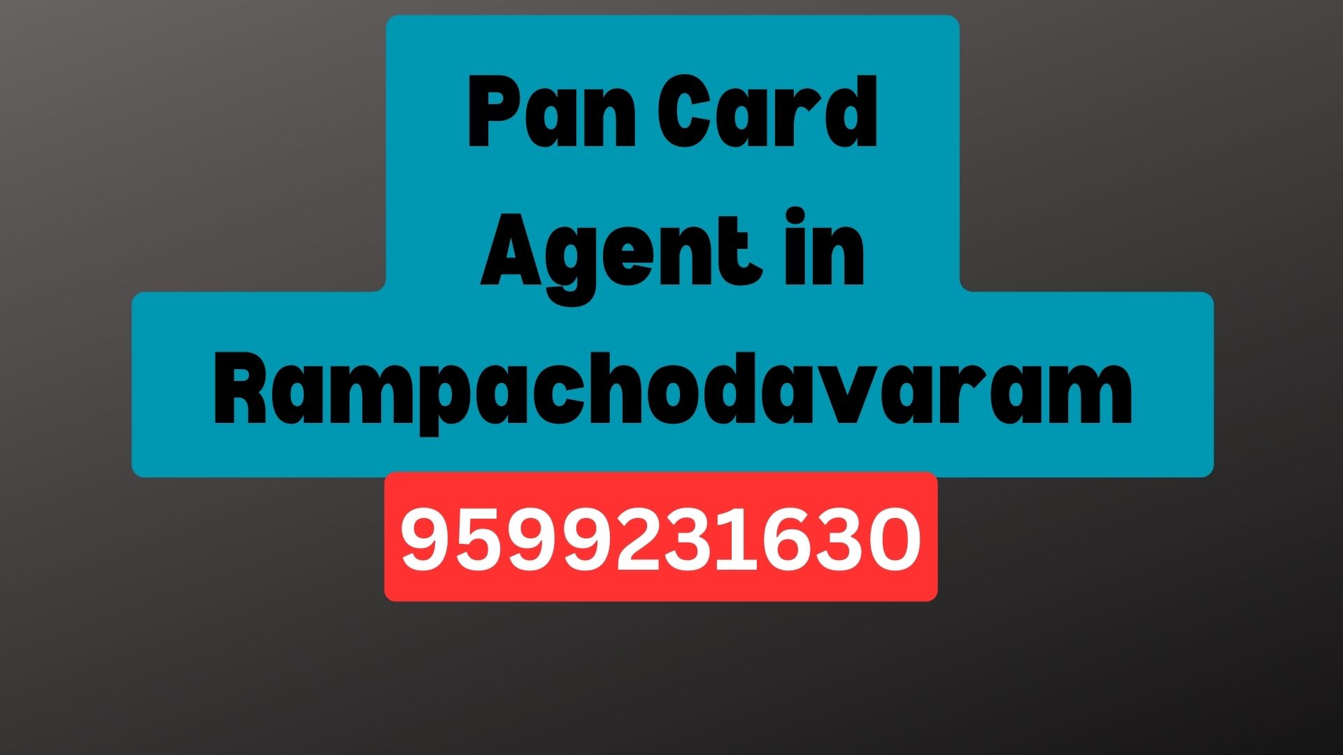 >Pan Card Agent Consultant in Rampachodavaram 8851415812